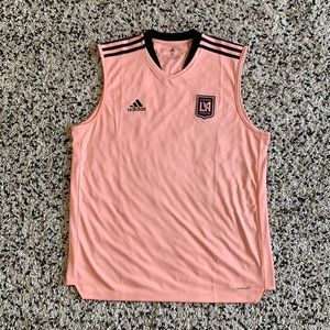 Adidas Men’s Primegreen LAFC Los Angeles Football Club Peach Sleeveless Jersey